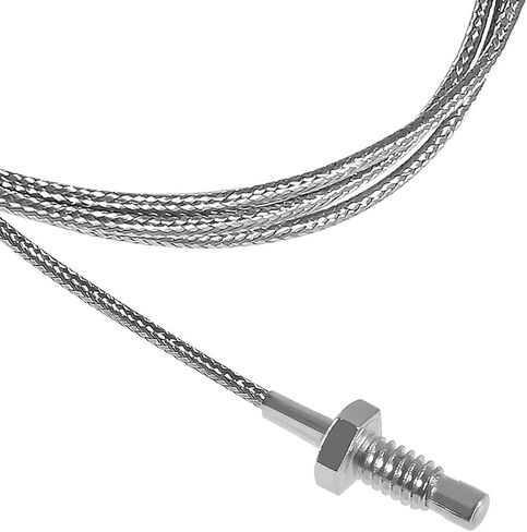 Alinan 2pcs 1M/Approx 3.3Ft K-Type M6 Screw Temperature Sensor Probe Two Wire Temperature Controller(0~400℃) Stainless Steel Thermocouple in Saudi Arabia