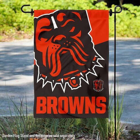 Cleveland Browns Retro Vintage Throwback Dawg Yard Garden Banner Flag in Saudi Arabia