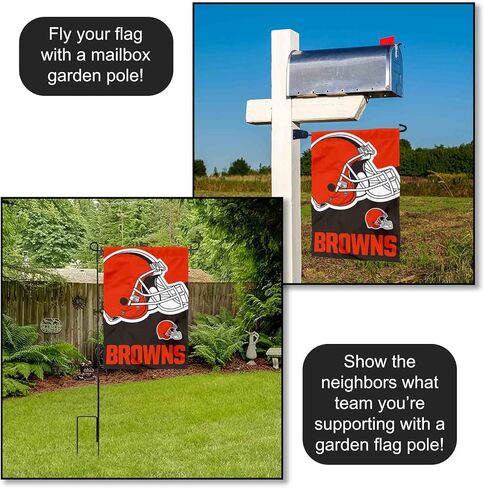 Cleveland Browns Retro Vintage Throwback Dawg Yard Garden Banner Flag in Saudi Arabia