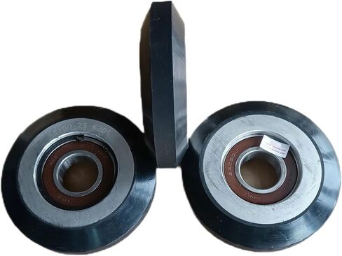 Elevator Spare Parts Lift High Speed Guide Shoe Wheel Roller 100 * 25 * 6205 OD 100mm W 25mm Bearing 6205DU in Saudi Arabia