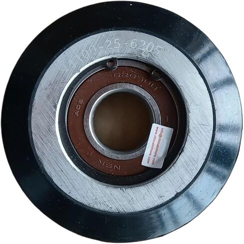 Elevator Spare Parts Lift High Speed Guide Shoe Wheel Roller 100 * 25 * 6205 OD 100mm W 25mm Bearing 6205DU in Saudi Arabia