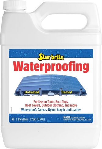 STAR BRITE Waterproofing Spray, Waterproofer + Stain Repellent + UV Protection for Boat Covers, Car Covers, Bimini Tops, Tents, Jackets, Backpacks, Boots, Awnings, Patio Covers & More in Kuwait