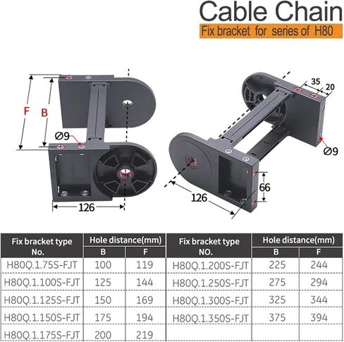 Biran Fix Bracket FQ FJT Type for H80 Series H80Q.1.S H80F.1.S INNER HISTER 80MM (H80Q.1.125S) in Saudi Arabia