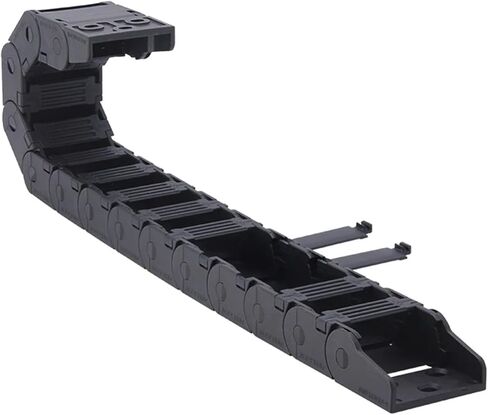 BIRAN 1meter Cable Drag Chain Semi-Enclosed 18 * 37 15 * 15 20 30 40 50mm Wire Transmission Carrier Plastic(28mm,15x40 mm) in Saudi Arabia