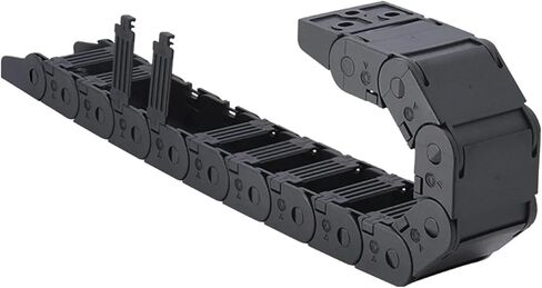 BIRAN 1meter Cable Drag Chain Semi-Enclosed 18 * 37 15 * 15 20 30 40 50mm Wire Transmission Carrier Plastic(28mm,15x40 mm) in Saudi Arabia