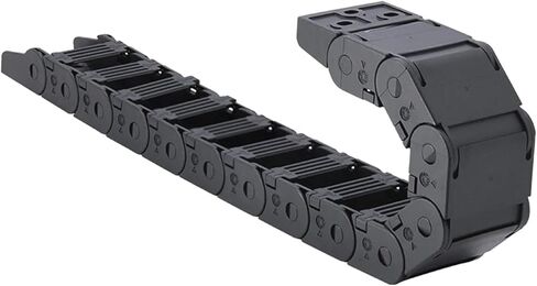 BIRAN 1meter Cable Drag Chain Semi-Enclosed 18 * 37 15 * 15 20 30 40 50mm Wire Transmission Carrier Plastic(28mm,15x40 mm) in Saudi Arabia
