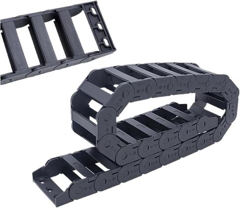 BIRAN 1-Meter Cable Drag Chain.Series of J25Q.3.N-Bridge Type Interior Opening(175mm,25x57 mm) in Saudi Arabia