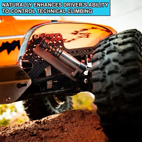DEEZ LOOPZ: [Patent Pending] High-Performance Shock Bands for RC Cars & Vehicles, 1/8 1/10 1/18, 2-Pack, RC Shock Absorbers for Crawlers, Improve Climbing & Control in Saudi Arabia
