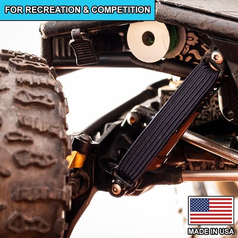 DEEZ LOOPZ: [Patent Pending] High-Performance Shock Bands for RC Cars & Vehicles, 1/8 1/10 1/18, 2-Pack, RC Shock Absorbers for Crawlers, Improve Climbing & Control in Saudi Arabia