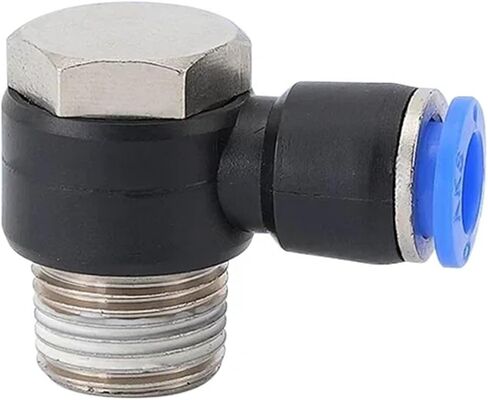10 PCS PH الخيط السداسي الخارجي مباشرة من خلال 1/8 "1/2 3/8 1/4 BSPT PNEUMATIC FITTING لموصلات أنبوب خرطوم الهواء (PH4-M5) in Saudi Arabia