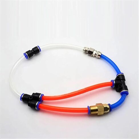 التركيبات الهوائية الهوائية PU PV PY PM PZA PK SA 4MM 6MM 8MM 10MM 12MM 12 مم خرطوم توصيل توصيل سريع التوصيل (PE ، 10 PCS_OD 8MM) in Saudi Arabia