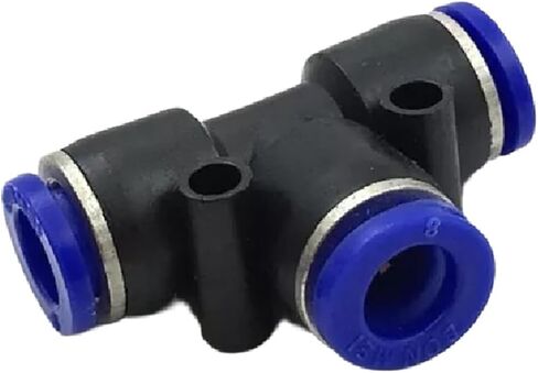 1/5/10PCS PY PE series T Y shaped Tee 4 6 8 10 12 16mm 3 Way Port Pneumatic Pipe Connector Tube Air Hose Quick Release Fittings(Pe16,1pcs) in Saudi Arabia