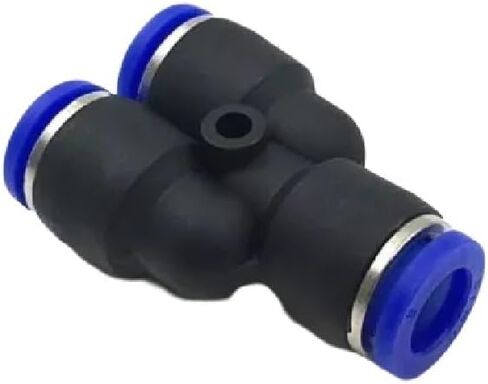 1/5/10PCS PY PE series T Y shaped Tee 4 6 8 10 12 16mm 3 Way Port Pneumatic Pipe Connector Tube Air Hose Quick Release Fittings(Pe16,1pcs) in Saudi Arabia