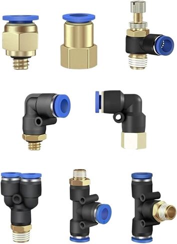 Pneumatic Air Connector Fitting PC PCF PB PD PL PLF PX PSL 4mm 6mm 8/10mm Thread 1/8 1/4 3/8 1/2 Hose Fittings(4-02,PSL) in Saudi Arabia