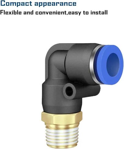 Pneumatic Air Connector Fitting PC PCF PB PD PL PLF PX PSL 4mm 6mm 8/10mm Thread 1/8 1/4 3/8 1/2 Hose Fittings(4-02,PSL) in Saudi Arabia