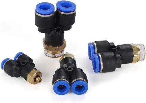الموصل الهوائي px 4-12mm أنبوب خرطوم هواء تركيب الهواء 1/4 "1/8" 3/8 "1/2" BSPT للأنابيب الذكور زوجين لخرطوم الهواء (6-02) in Saudi Arabia