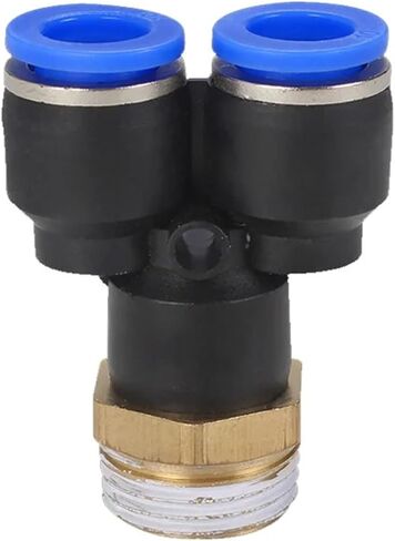 الموصل الهوائي px 4-12mm أنبوب خرطوم هواء تركيب الهواء 1/4 "1/8" 3/8 "1/2" BSPT للأنابيب الذكور زوجين لخرطوم الهواء (6-02) in Saudi Arabia