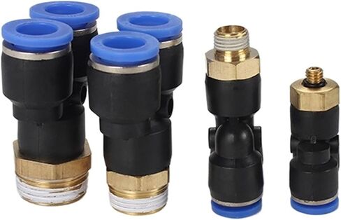 الموصل الهوائي px 4-12mm أنبوب خرطوم هواء تركيب الهواء 1/4 "1/8" 3/8 "1/2" BSPT للأنابيب الذكور زوجين لخرطوم الهواء (6-02) in Saudi Arabia