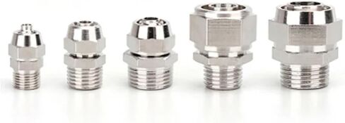 PCF pneumatic أنابيب الهواء تركيب المواد النحاسية 4/6/8/10/12/11/16 مم موصل أنبوب خرطوم سريع التركيب 1/8 "1/4" 3/8 "1/2" مؤشر ترابط (8 مم ، 1/8 ") in Saudi Arabia