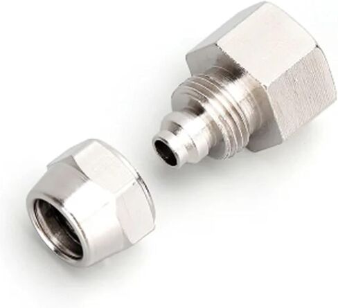 PCF pneumatic أنابيب الهواء تركيب المواد النحاسية 4/6/8/10/12/11/16 مم موصل أنبوب خرطوم سريع التركيب 1/8 "1/4" 3/8 "1/2" مؤشر ترابط (8 مم ، 1/8 ") in Saudi Arabia