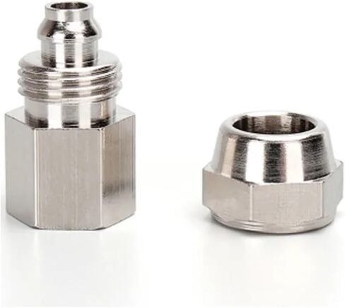 PCF pneumatic أنابيب الهواء تركيب المواد النحاسية 4/6/8/10/12/11/16 مم موصل أنبوب خرطوم سريع التركيب 1/8 "1/4" 3/8 "1/2" مؤشر ترابط (8 مم ، 1/8 ") in Saudi Arabia