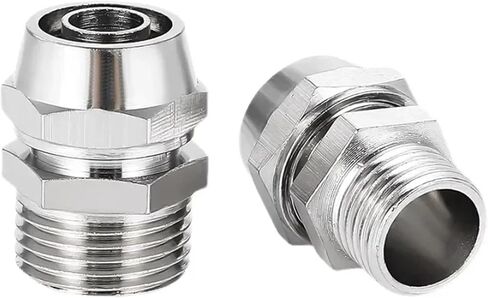 PC 4 6 8 10 12mm أنبوب أنبوب إلى 1/8 1/4 3/8 1/2 TRACHEA موصل المسمار السريع المكونات الهوائية النحاسية المفصل السريع (PC10-01،10 PCS) in Saudi Arabia