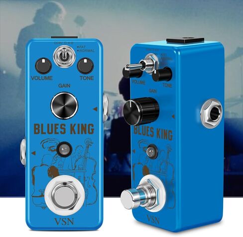 VSN Blues Drive Vintage Overdrive Guitar Effect Pedal & VSN Guitar Power Power Adapter in Saudi Arabia