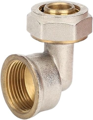 1/2 "3/4" 1 "خيط أنثى إلى 16/20/25/32 مم 90 درجة 90 درجة النحاس النحاس/النحاس موصل أنابيب أنابيب شمسية غاز النحاس (أنبوب 25 مم × 1) in Kuwait