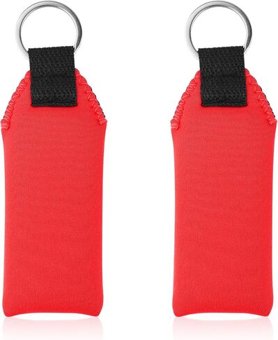 2pcs Floating Foam Keychain, Lightweight Neoprene Waterproof Floatable Key Ring Boat Key Chains Accessories for Surfboard Pool Surfing Paddleboard Outdoor Water Sports (Red) in Saudi Arabia