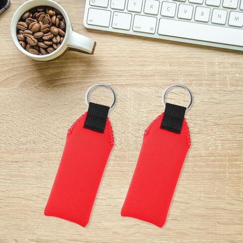 2pcs Floating Foam Keychain, Lightweight Neoprene Waterproof Floatable Key Ring Boat Key Chains Accessories for Surfboard Pool Surfing Paddleboard Outdoor Water Sports (Red) in Saudi Arabia