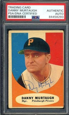 Danny Murtaugh PSA DNA Coa Signed 1961 Topps Autograph - Baseball Slabbed Autographed Cards in Saudi Arabia