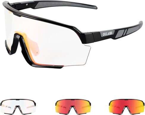 Photochromic Cycling Glasses Men Women Mountain Bike Sunglasses MTB Bicycle Riding Sports Sunglasses in Kuwait