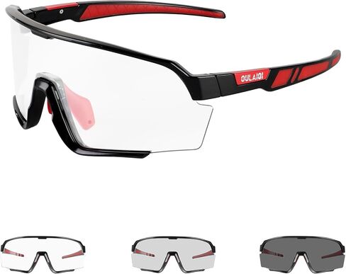 Photochromic Cycling Glasses Men Women Mountain Bike Sunglasses MTB Bicycle Riding Sports Sunglasses in Kuwait