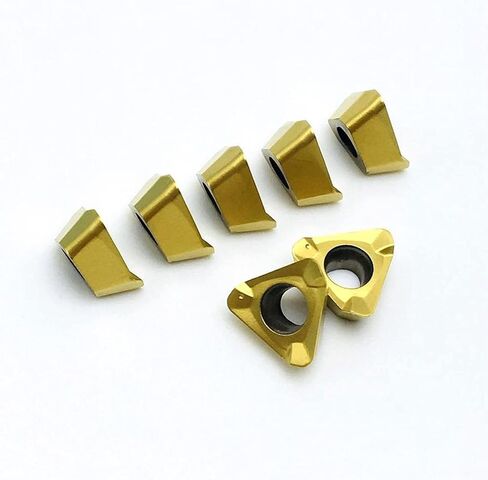Carbide Tool Carbide Blade 3PKT100408R M TT9080 Turning Tool Blade 3PKT 100408 CNC Lathe Milling Tool Turning Tool (Angle : 3PKT100408R M TT9080, Shank Diameter : 10PCS(1box)) in Saudi Arabia