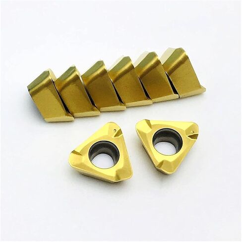 Carbide Tool Carbide Blade 3PKT100408R M TT9080 Turning Tool Blade 3PKT 100408 CNC Lathe Milling Tool Turning Tool (Angle : 3PKT100408R M TT9080, Shank Diameter : 10PCS(1box)) in Saudi Arabia