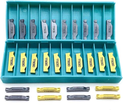 Carbide Tool TDC3 TT9030 TDC3 TT9080 Carbide Blade Original 3MM CNC Lathe Slotting Tool Cutting Blade Lathe Parts Tool (Angle : TDC3 TT9030, Shank Diameter : 100PCS(10box)) in Saudi Arabia