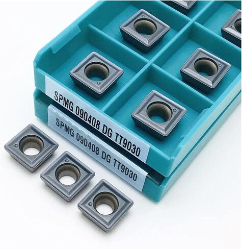 Carbide Tool SPMG090408 DG TT9030 TT8020 Carbide Blade Drill SPMG 090408U Drill Bit Indexable Blade Drill Bit (Angle : SPMG090408 DG TT9030, Shank Diameter : 10PCS(1box)) in Saudi Arabia