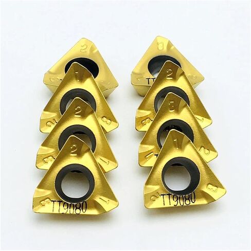أداة carbide 3pkt150508r m tt9080 شفرة كربيد CNC الأجزاء المخرطة أداة تحويل المعدن 3pkt 150508 أداة (الزاوية: 3pkt150508r m tt9080 ، قطر الشانك: 10pcs (1 box)) in Saudi Arabia