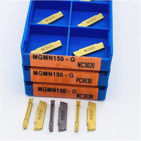 Carbide Tool 10PCS Grooving Tool Korloy MGMN150 MGMN200 MGMN300 MGMN400 NC3020 NC3030 PC9030 Grooving And Cutting Carbide Insert Turning Tool in Saudi Arabia