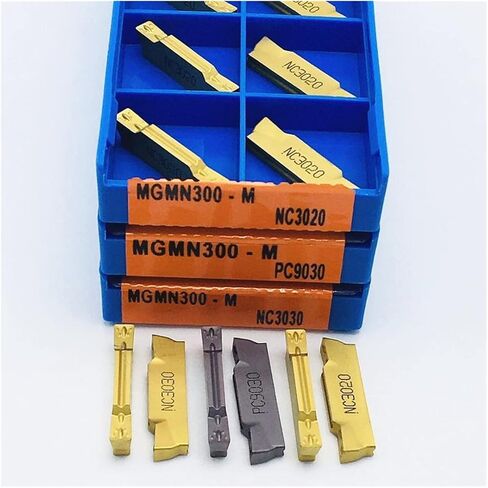 Carbide Tool 10PCS Grooving Tool Korloy MGMN150 MGMN200 MGMN300 MGMN400 NC3020 NC3030 PC9030 Grooving And Cutting Carbide Insert Turning Tool in Saudi Arabia