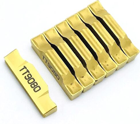 Carbide Tool Slotting Blade TDC4 TT9080 Carbide Blade Steel Processing TDC4 Cutting Blade Lathe Parts Tool (Angle : TDC4 TT9080, Shank Diameter : 10PCS(1box)) in Saudi Arabia