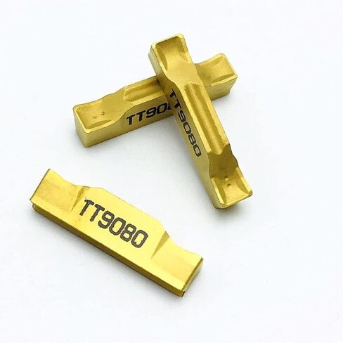 Carbide Tool Slotting Blade TDC4 TT9080 Carbide Blade Steel Processing TDC4 Cutting Blade Lathe Parts Tool (Angle : TDC4 TT9080, Shank Diameter : 10PCS(1box)) in Saudi Arabia