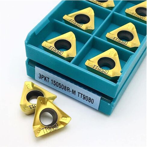 أداة أداة carbide 3pkt150508r m tt9080 أداة الدوران الخارجي CNC مخرطة الأجزاء المعدنية 3pkt 150508 (الزاوية: 3pkt150508r m tt9080 ، قطر shank: 10pcs (1 box)) in Saudi Arabia