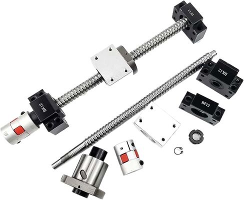 Linear Motion Ball Screw Precision Part 300-500mm Ball Screw Kit 2pcs SBR20 Linear Guides with 4pcs SBR20UU Slider Blocks+1 Kit SFU2005(500mm) in Saudi Arabia