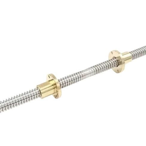 Double nut Ball Screw Control Machine 1pcs 304 Stainless Steel T16 Lead Screw Right-Left Length 100-600mm OD 16mm Lead 4mm with Nut for 3D Printer Part(350mm) in Kuwait