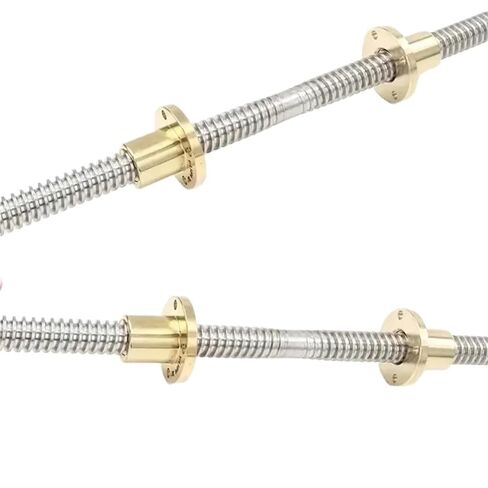 Double nut Ball Screw Control Machine 1pcs 304 Stainless Steel T16 Lead Screw Right-Left Length 100-600mm OD 16mm Lead 4mm with Nut for 3D Printer Part(350mm) in Kuwait