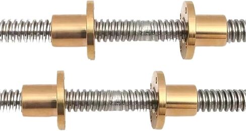 Double nut Ball Screw Control Machine 1pcs 304 Stainless Steel T25 Lead Screw Right-Left Length 100-1000mm OD 25mm Lead 5mm with Nut for 3D Printer Part(100mm) in Saudi Arabia