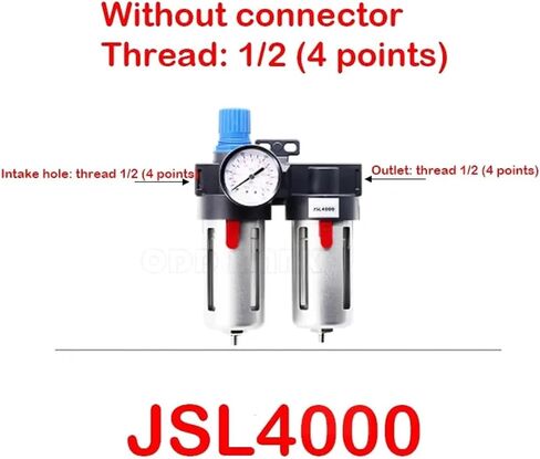 1 Set JSL4000 Air Compressor Oil-Water Separator Filter Air Pump Spray Paint Water and Oil Dedusting Spray Gun(JSL4000) in Saudi Arabia