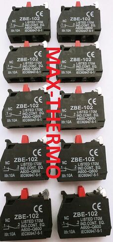 10 أجهزة كمبيوتر من Zbe-102 N.C تناسب كتلة الاتصال Telemecanique Schneider in Saudi Arabia