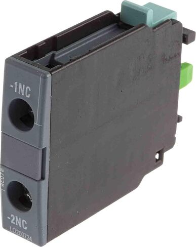 Siemens 3RH19 21-1CA01 Auxiliary Switching Block for Contactor, Screw Connection, 1 Pole, 1 NC Contacts in Saudi Arabia